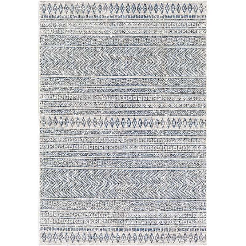 Union Rustic Gunter Denim Indoor/Outdoor Area Rug & Reviews Wayfair